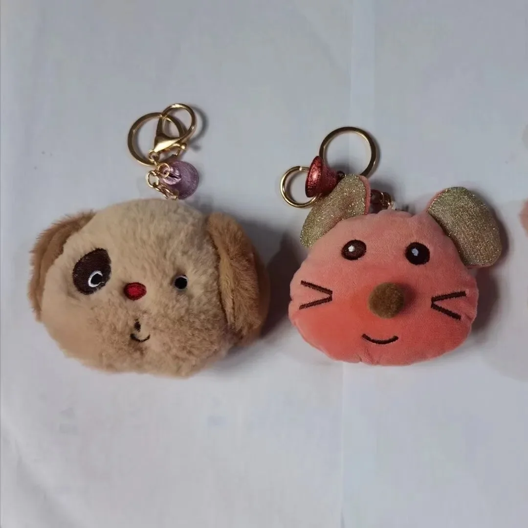 Internet celebrity animal fruit keychain,