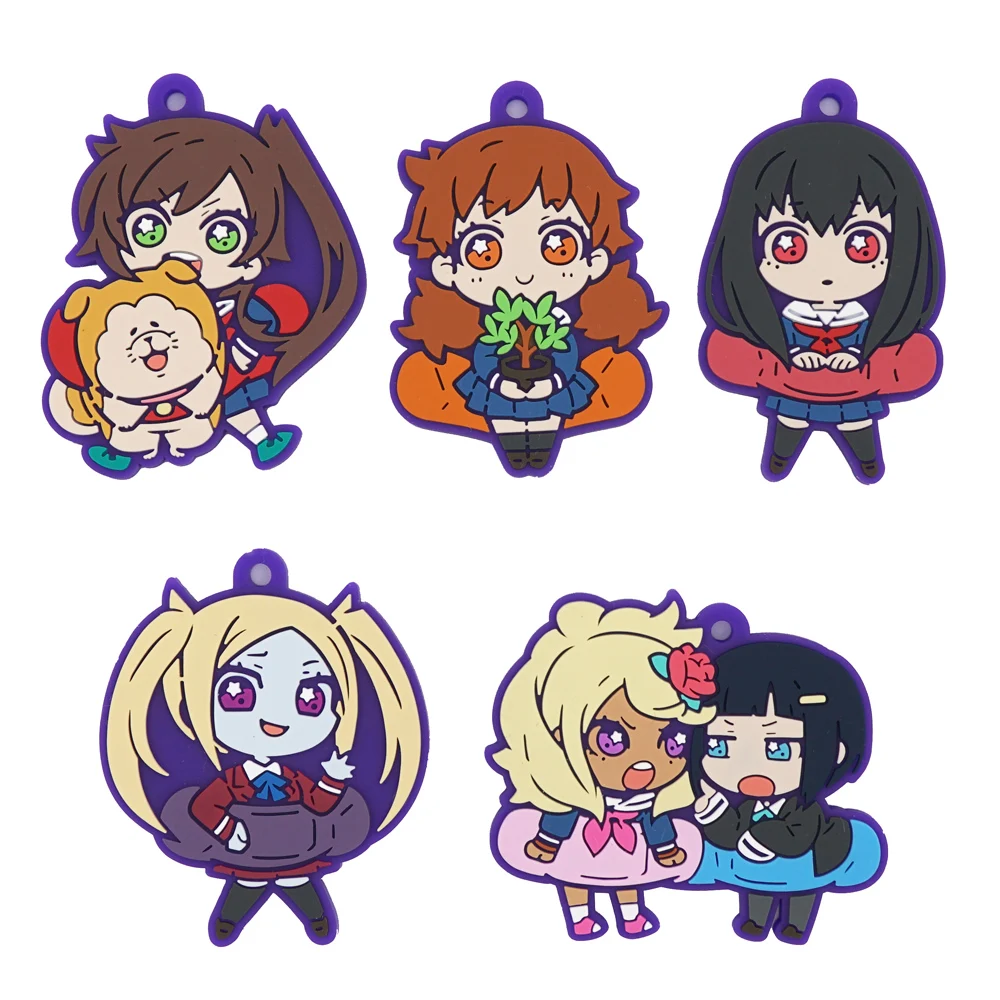 Shuumatsu Train Doko e Iku? Anime Shinonome Akira Kuga Reimi Hoshi Nadeshiko Kuroki Mito rubber Keychain toys gift