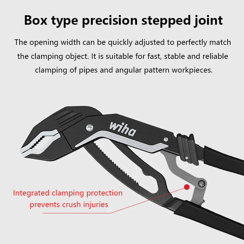 Wiha 45845 Automatically Adjusting Water Pump Pliers