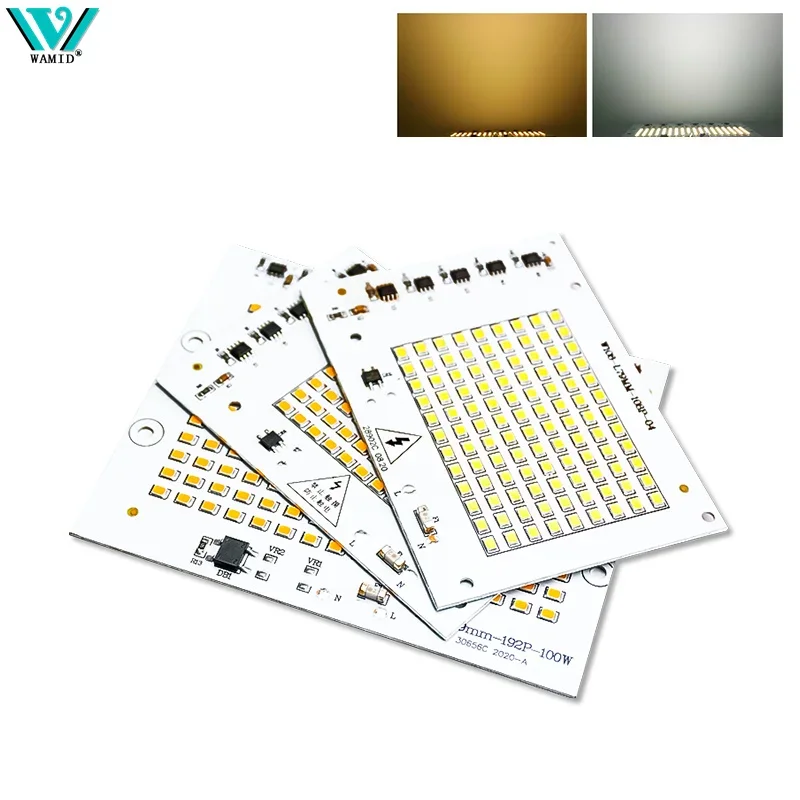 Lampada a Chip LED 10W 20W 30W 50W 100W Led Beads SMD 2835 AC 220V 240V per proiettore a Led faretto per illuminazione esterna bianco caldo/freddo