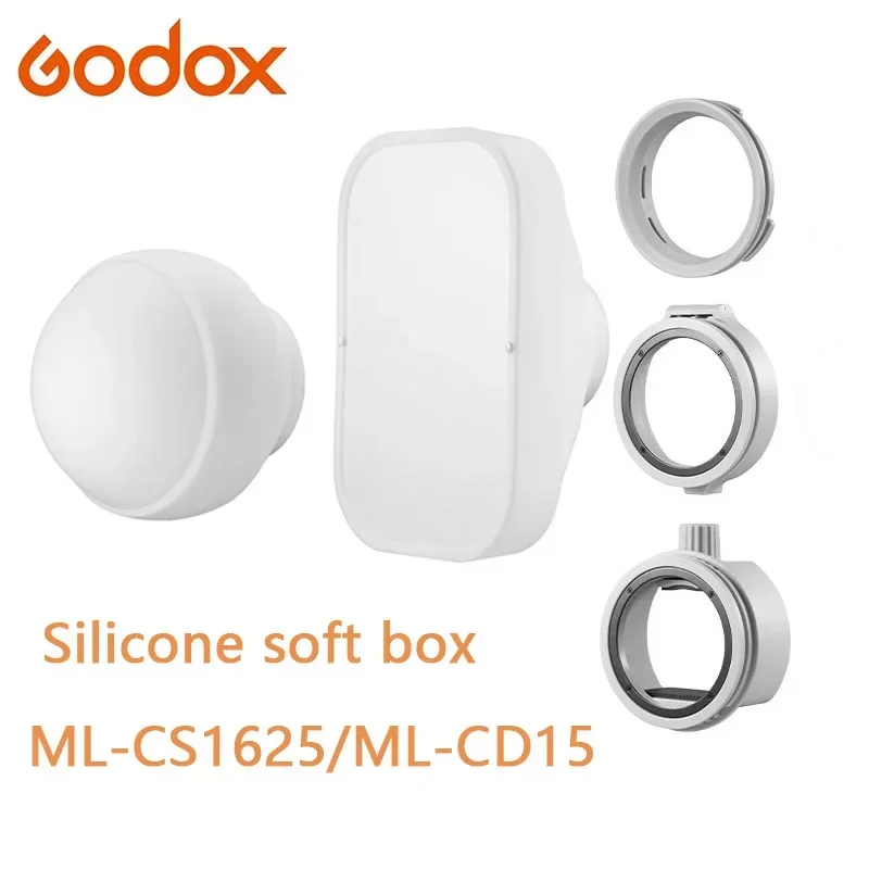 Godox ML-CS1625/ML-CD15 Kit de tienda suave 3 adaptadores para fotografía luz Flash estudio fotografía retrato accesorios de luz de relleno