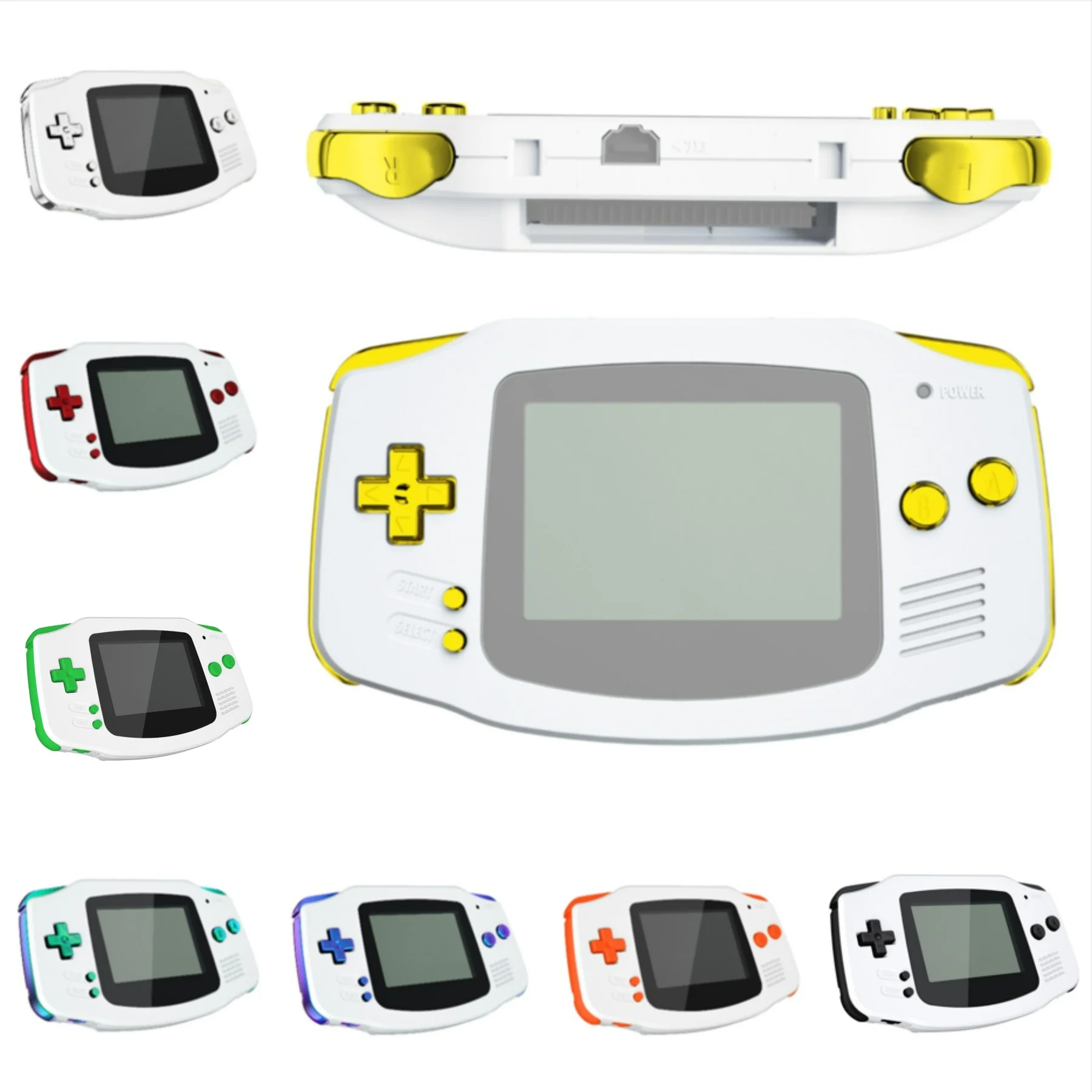 Conjunto completo de botões de substituição eXtremeRate para Gameboy Advance para GBA - Console de jogos portátil NÃO incluída