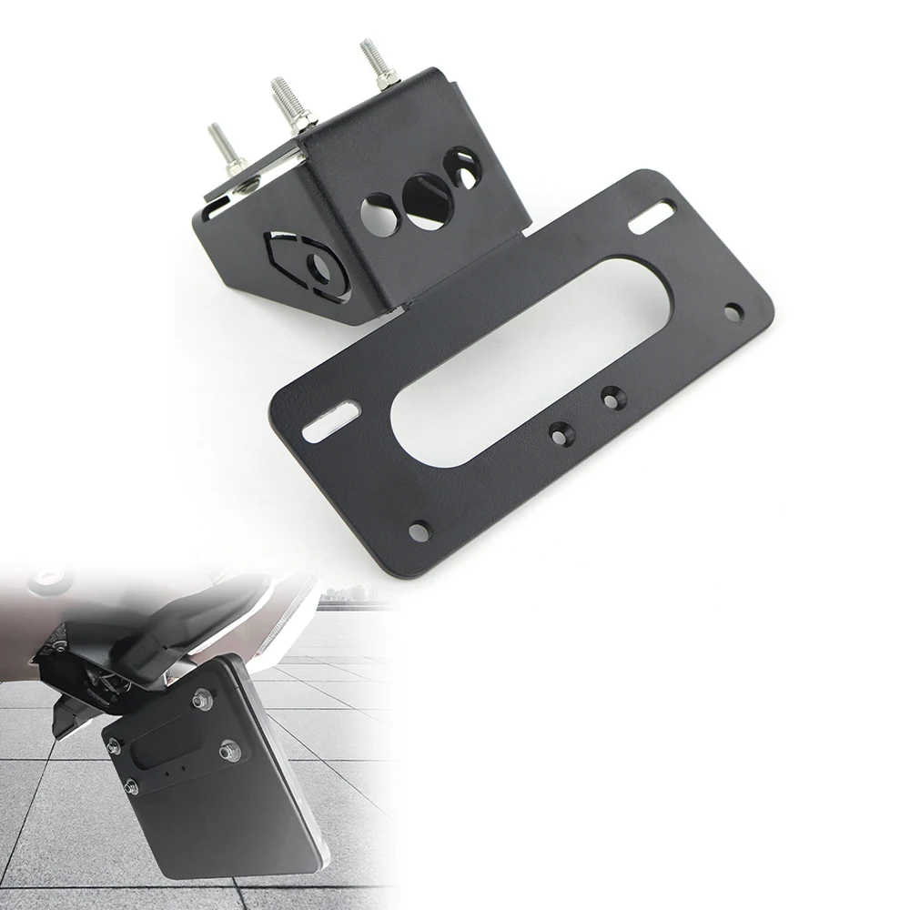 

Motorcycle Rear License Plate Frame Fit For Kawasaki Ninia 1100SX 2025 Ninia 1100 SX Rear Tail Tidy Fender Eliminator kit