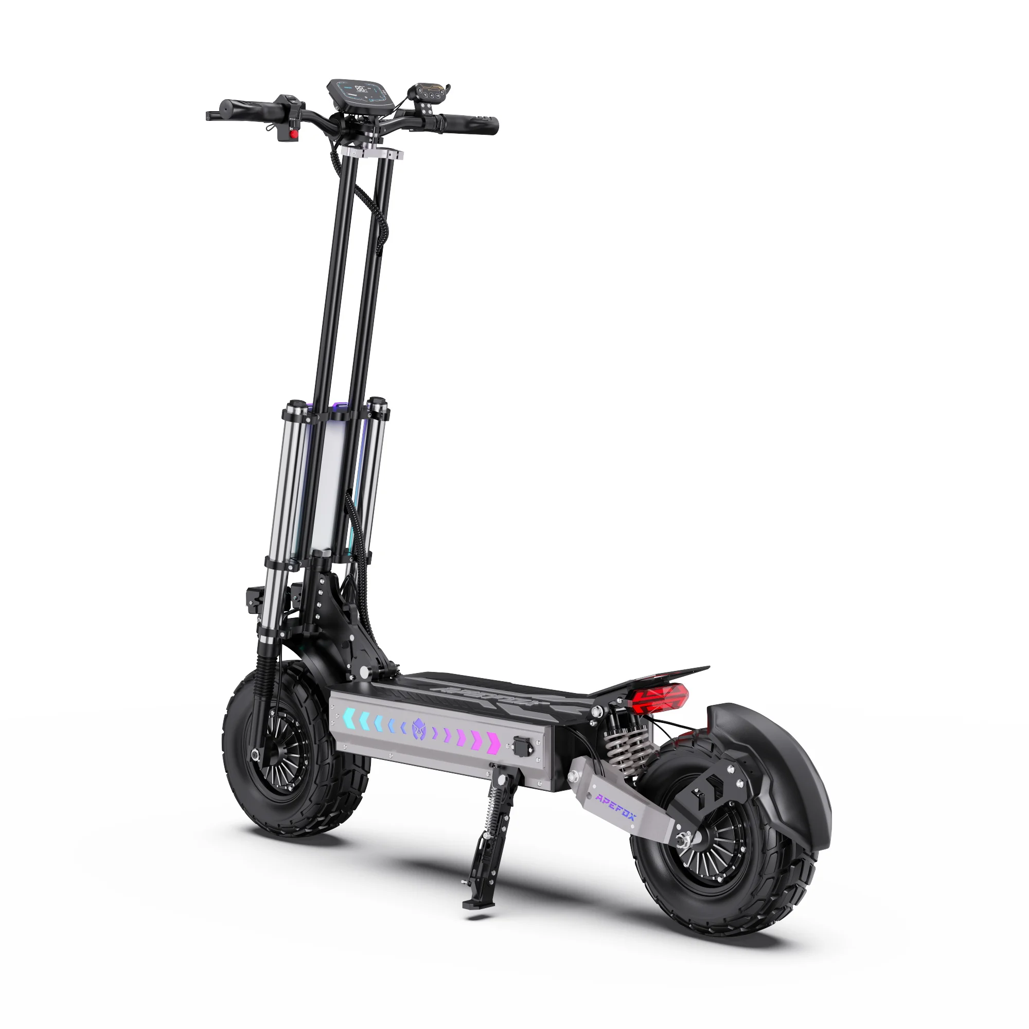 APEFOX T90 Erwachsenen-Elektroroller Doppelmotor Faltbarer E-Scooter 60V 31,2AH 13 Zoll Offroad-Reifen Geländetauglicher Elektroroller – Detail 15