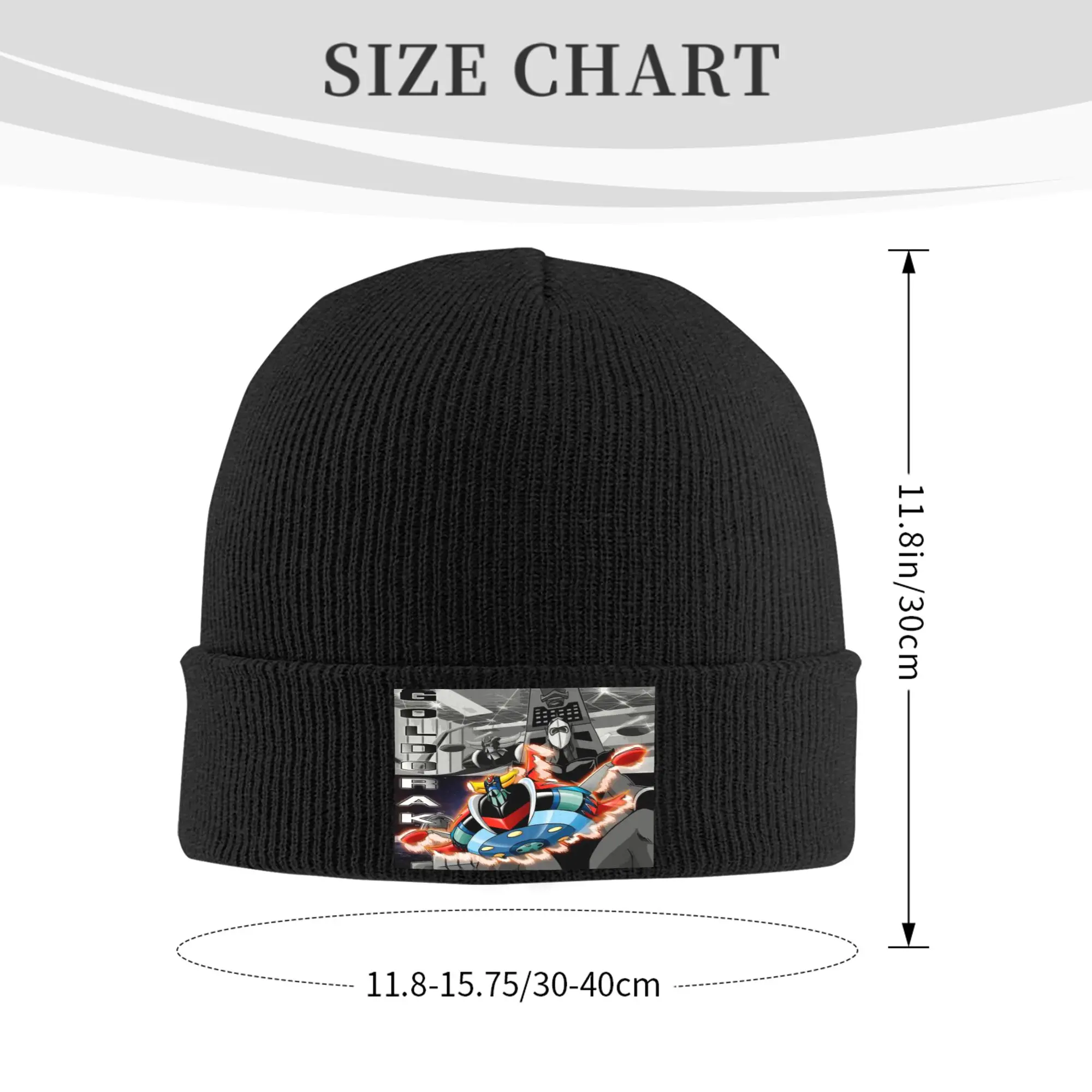 Mazinger Z Anime Skullies Beanies Caps Unisex Outdoor Winter Warm Knitting Hat Adult UFO Robot Grendizer Goldorak Bonnet Hats