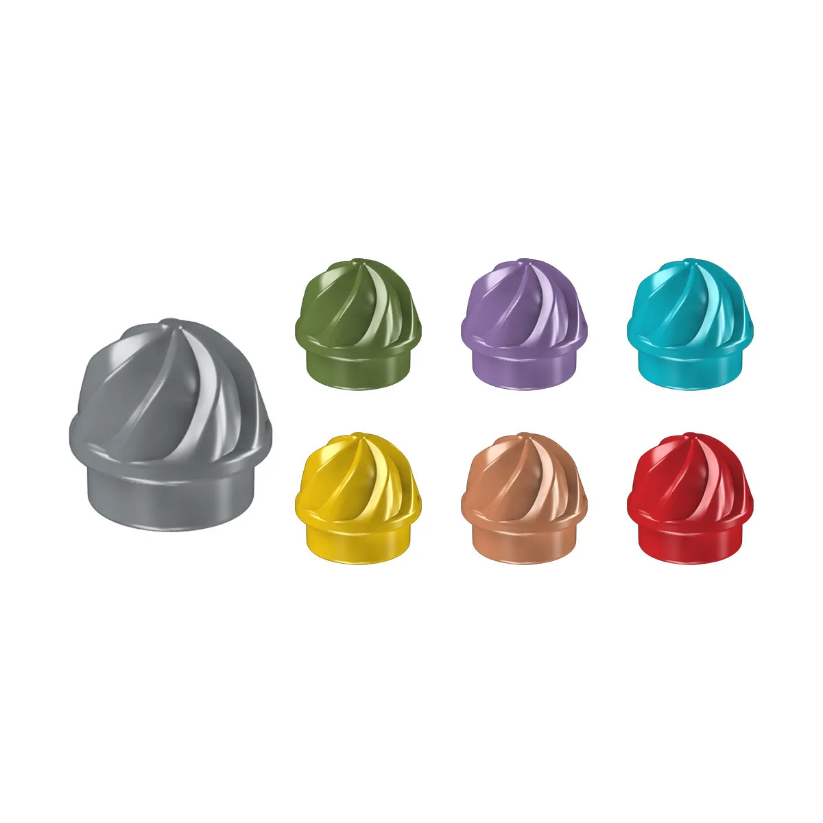 BRICKE Building Block Ice Cream Food Parts MOC Accessories DIY Building 90501 Compatible with LEGO 15470