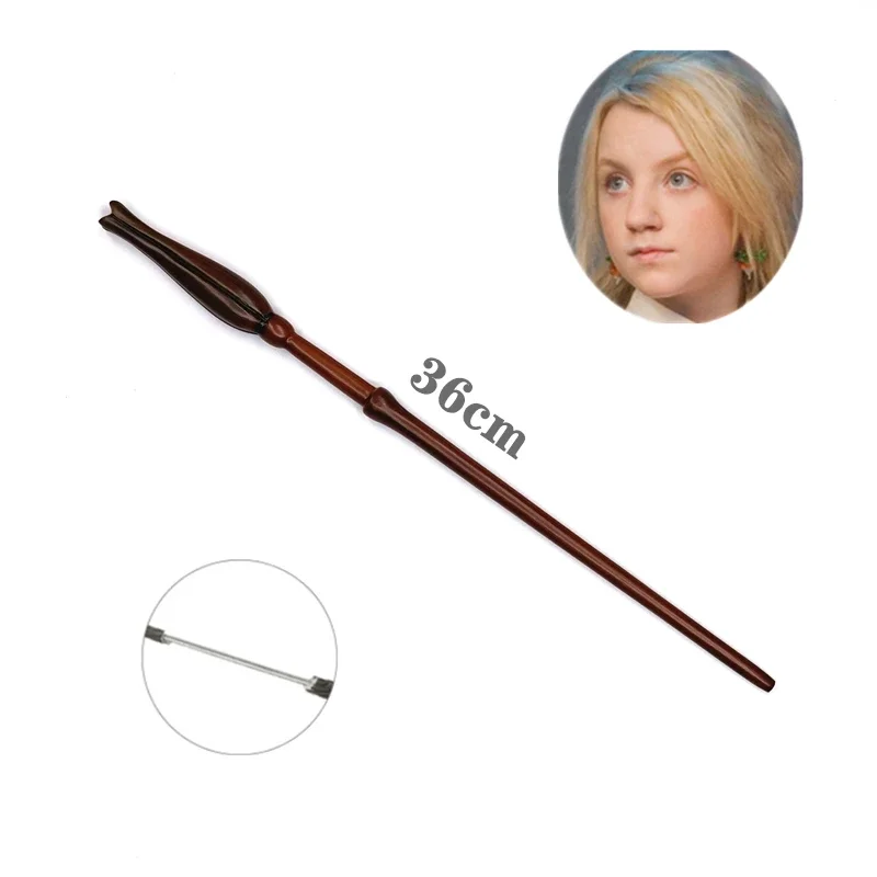 Varinhas mágicas do núcleo do metal, Malfoy, Voldmort, Hermione, Rony, Bellatrix, McGonagall, Potter mágico, Gryffindor Wand Box, 24 estilos