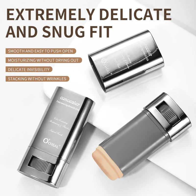 Mehrfarbiger Concealer, geeignet für alle Hauttypen, langlebig, wasserfest, feuchtigkeitsspendend, aufbaubare Abdeckung