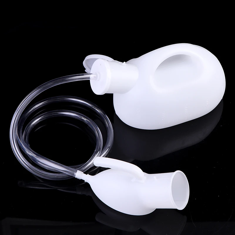 2000ml Portable Urinal Pee Bottle With Pipe Hospital Male Potty Outdoor Camping