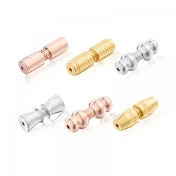 925 Sterling Silver Screw Thread Bracelet Necklace Clasp Connectors DIY Jewelry Making Supplies