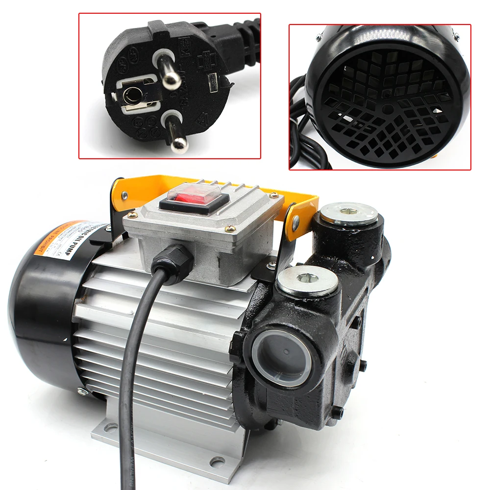 60L/min Diesel Pump Fuel Oil Pump Barrel Pump Diesel Fuel Pump Self-priming Gas Station 230V