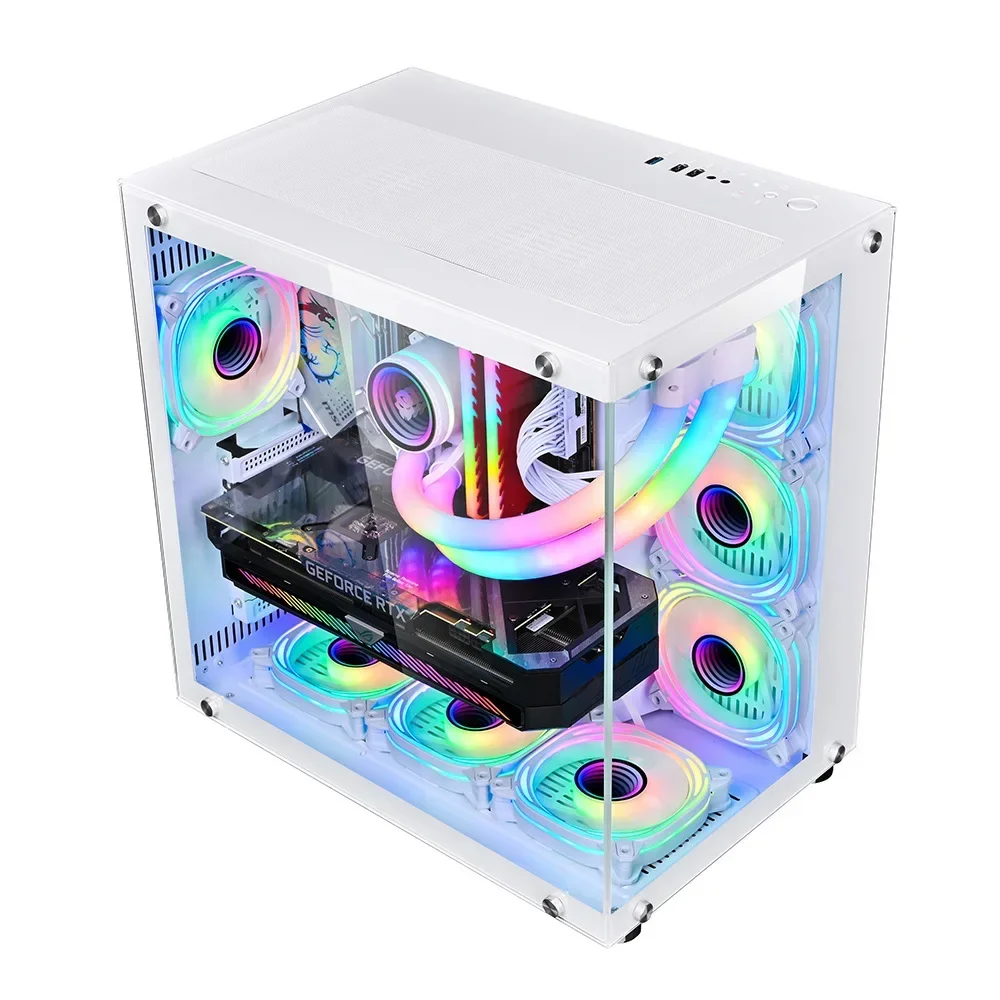 LOVINGCOOL Raleigh Cool new ATX large case desktop sea view room esports computer supports 360 water cooling