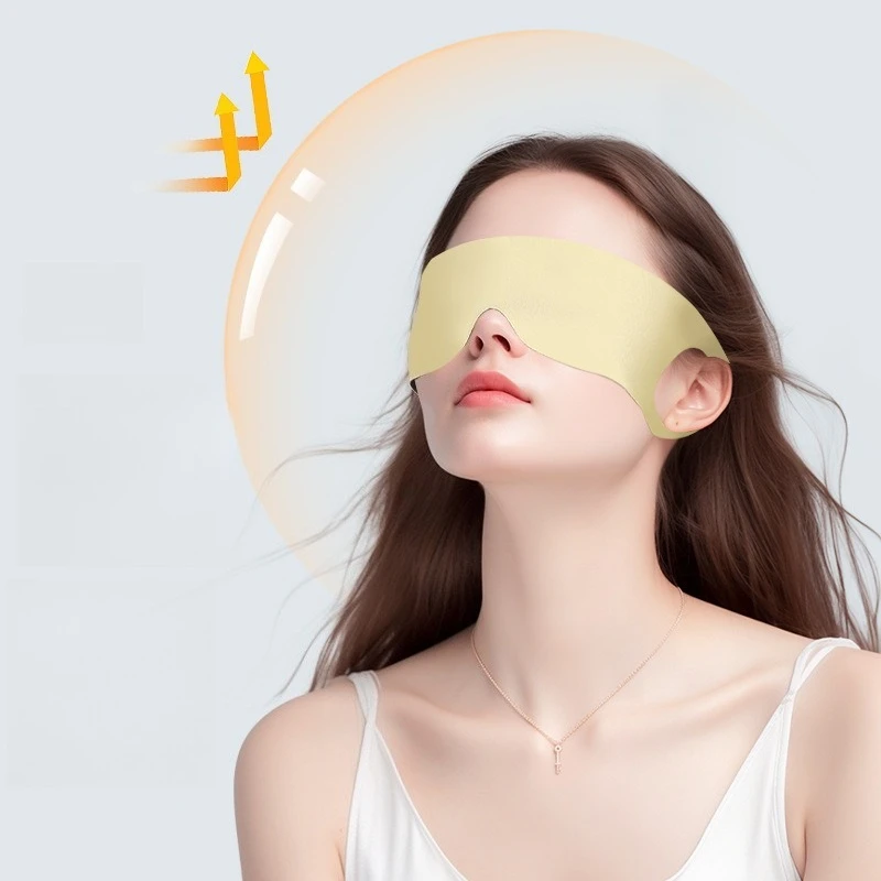 Ultra-thin Seamless Sleep Eye Mask One-piece Ear Hanging Shading Blindfold for Sleeping Light Blocking