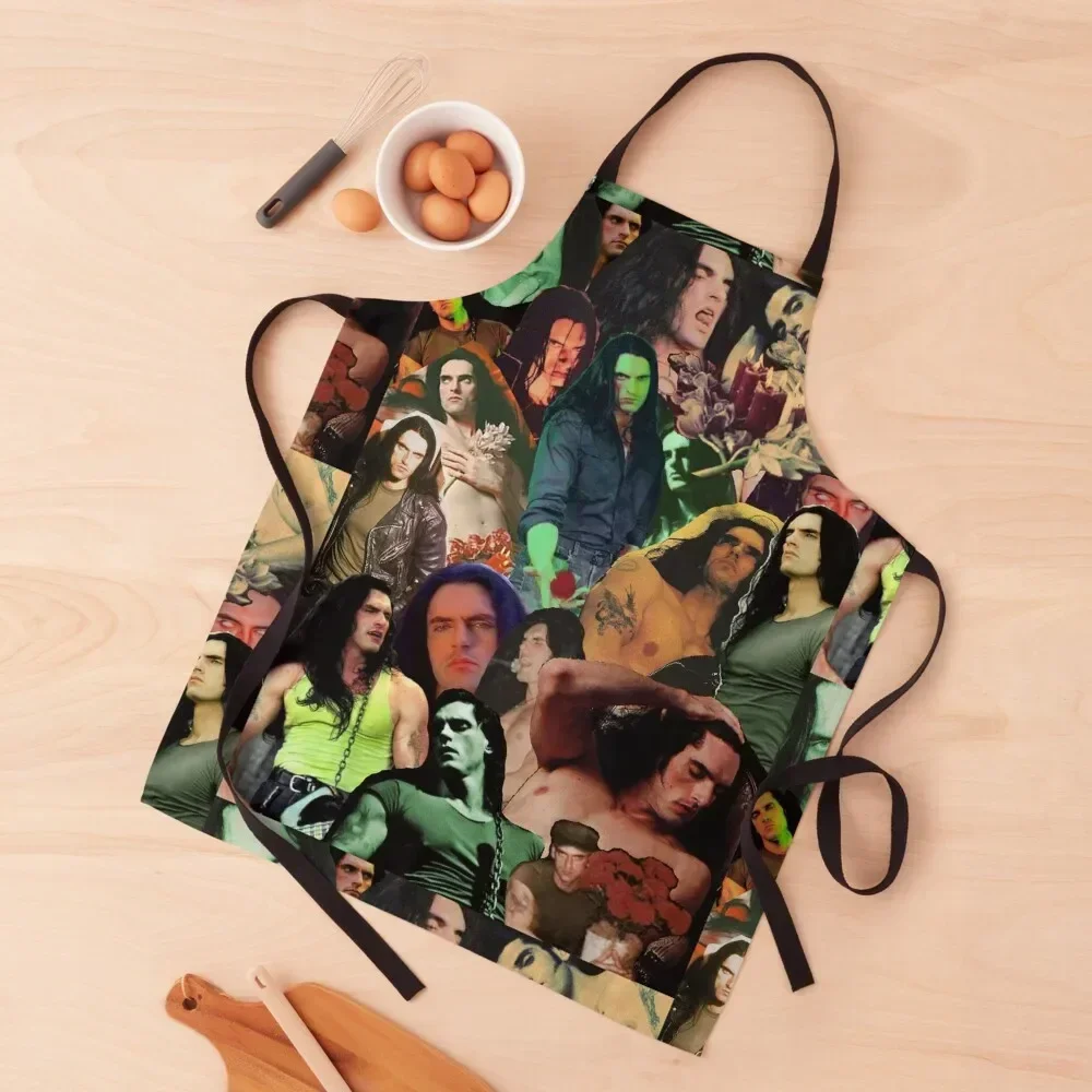 

Type O Negative: Peter Steele Dark Goth Collage Edit II Apron men Kitchen Tools For Girl Apron