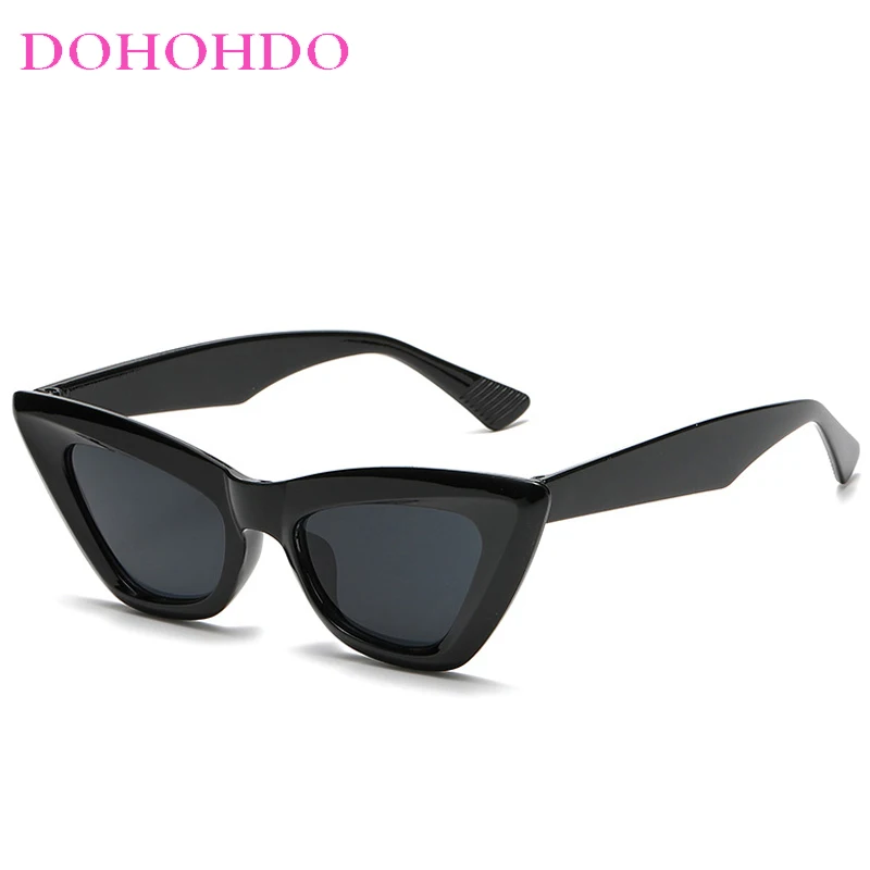 

2024 New Retro Cat Eye Sunglasses Women Fashion Colorful Green Sun Glasses Lady Vintage Shades Eyewear Oculos Lunette De Soleil