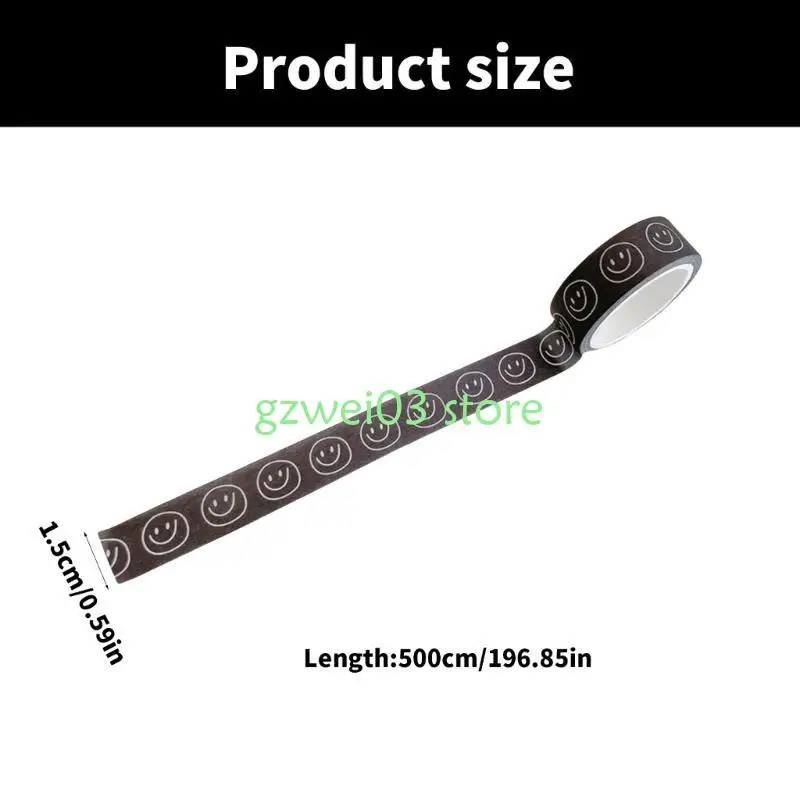 Y8AC Art Masking ScrapBooking Decorative Tape для журнала Photo Rame упаковка