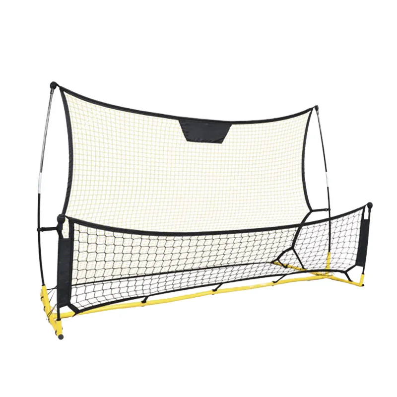 내후성 팀 또는 솔로 패스 수신 및 트래핑 연습 훈련 지점 대상 축구 리바운드 네트에 이상적