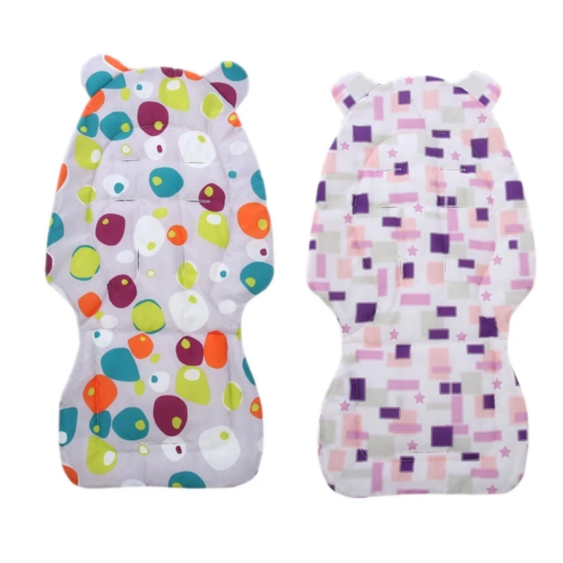 Baby Stroller Cushion Breathable Car  Liner Double Side Baby Body Support Pad for Toddlers Baby Carriage Cushion