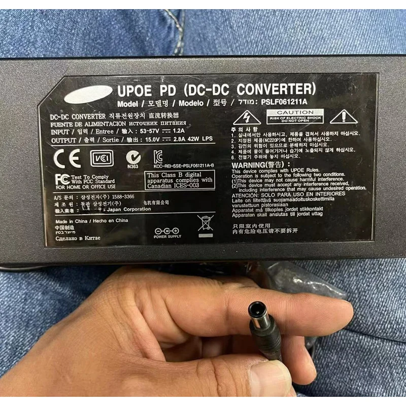 

used FOR SAMSUNG UPOE PD DC_ DC converter pslf061211a adapter power supply converter