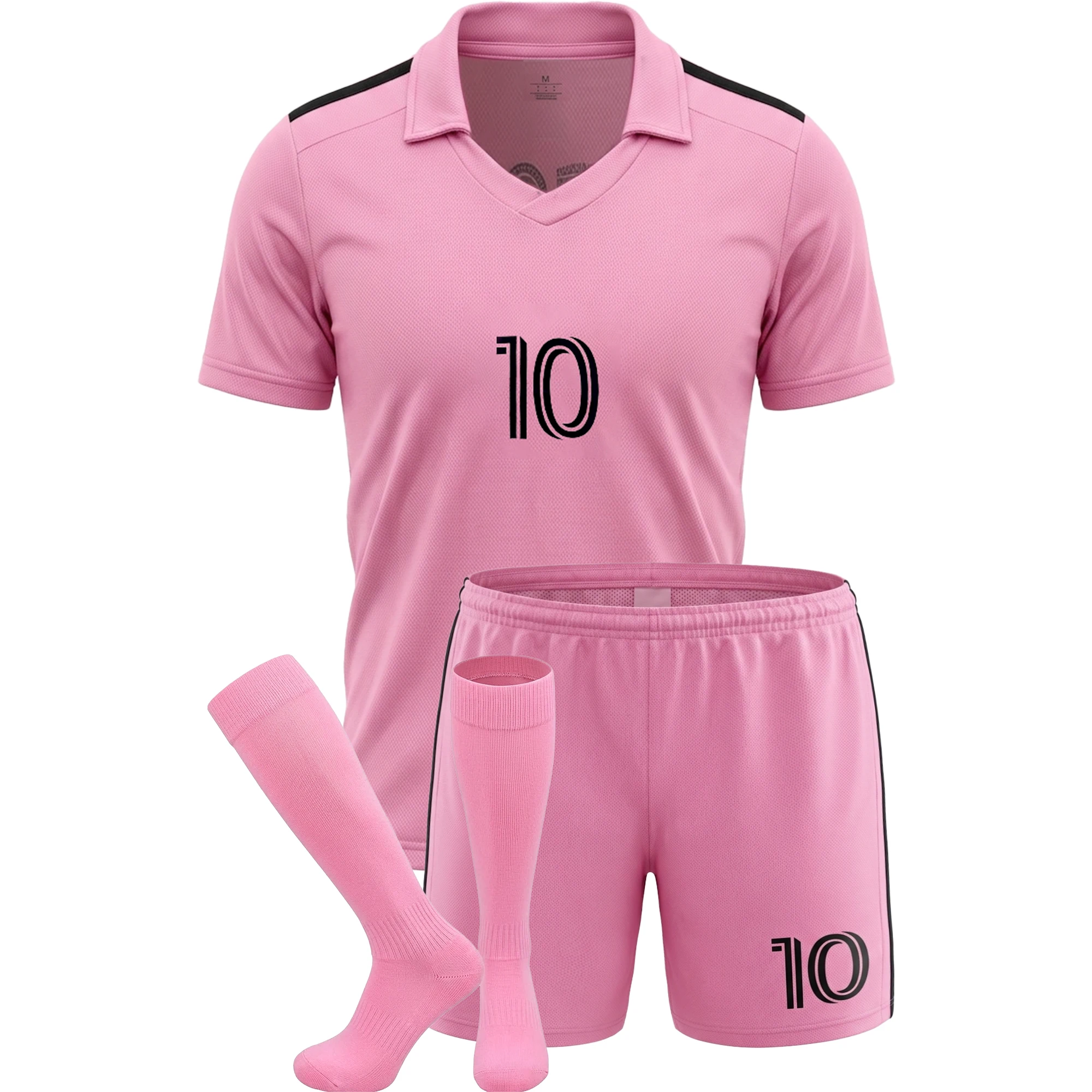 #10 Kids Football Soccer Jersey/Shorts/Socks Kit Youth Sizes