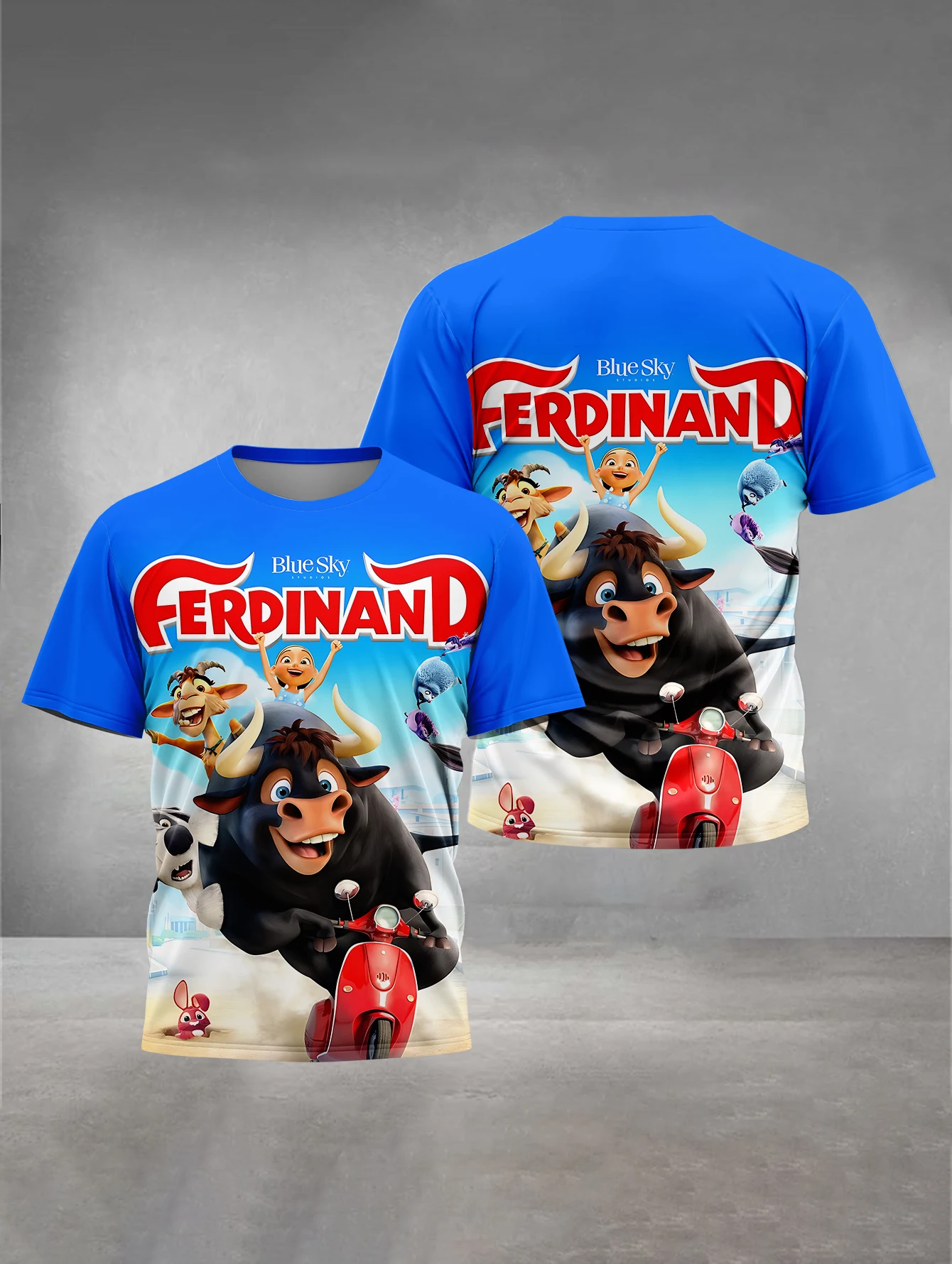 3D Print Baby Clothing 5 to 14 Years Male Outdoor Clothes for Cartoon ferdinands Children Boy Girl Child T-Shirt Top Shirts