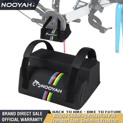 NOOYAH Bike Bag for Crankset Protective Pad Bike Chainring Protector MTB Road Bike Accessories Bottom Bracket Transport Support