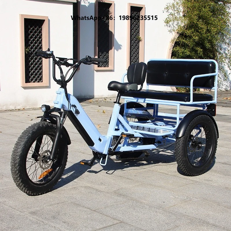 Cargo Trike with Seat-Open Body 500W Motor 48V Battery 400kg