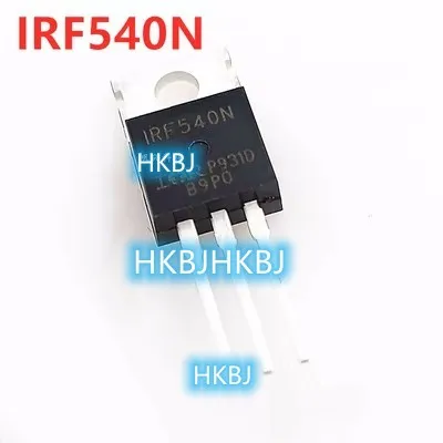 10ชิ้น/ล็อตใหม่ IRF540N MOSFET ทรานซิสเตอร์ IRF540 IRF540NPBF 1RF540N On Sale
