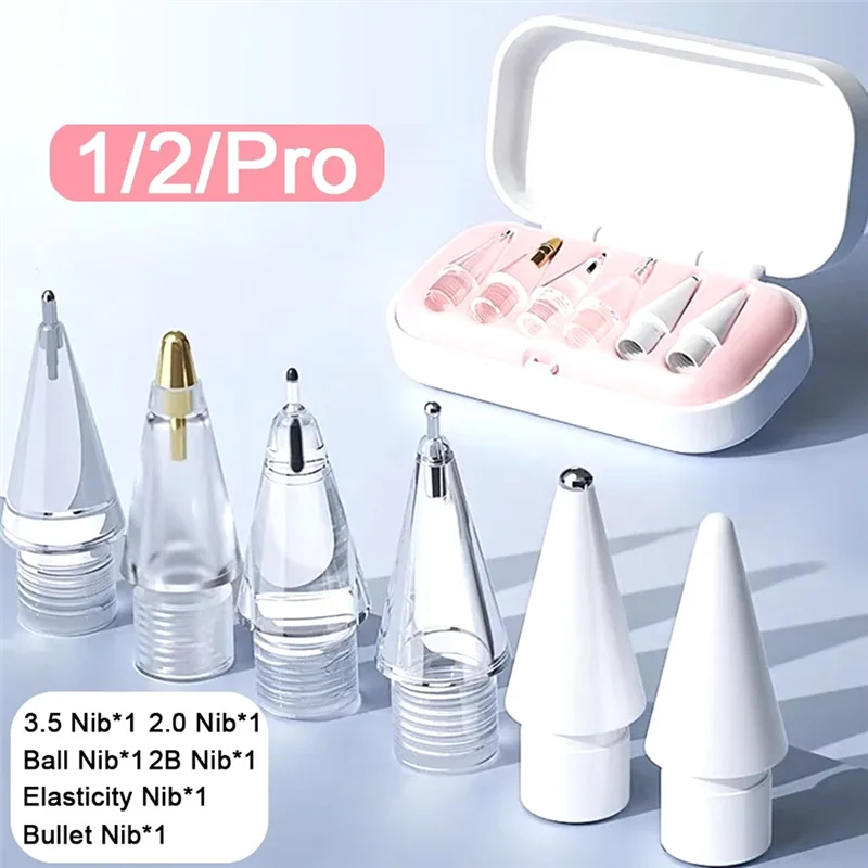 

Сменные наконечники для карандашей 1, 2 Pro Gen, мягкие наконечники для планшета, наконечник для ручки для Ipencil Ipad Pro, наконечник для стилуса