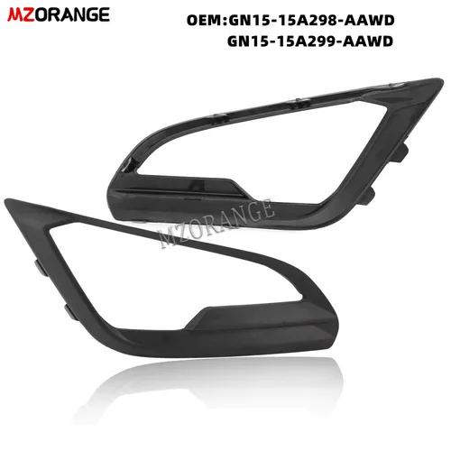 Imagen 2 del producto Cubierta de luz antiniebla de parachoques delantero para Ford Ecosport 2018-2022, pegatina decorativa de repuesto ABS, embellecedor de marco de faro, accesorios para coche