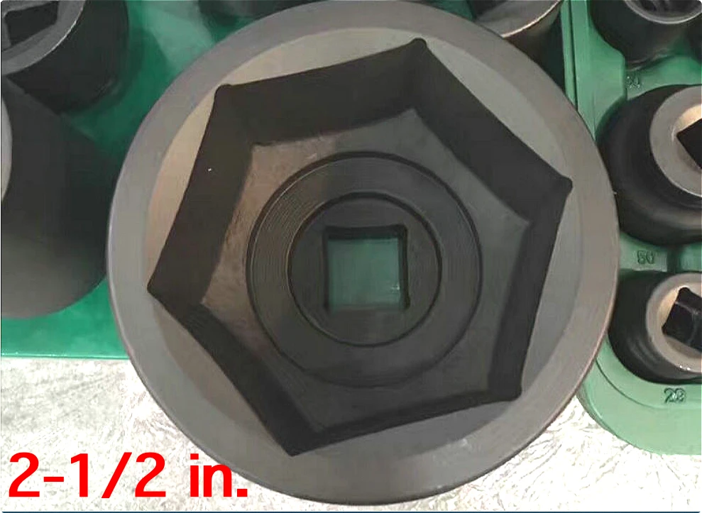 Chave de impacto pneumática TY55290 personalizável de 2-1/2 polegadas. Quadrado de acionamento, 22.000 pés