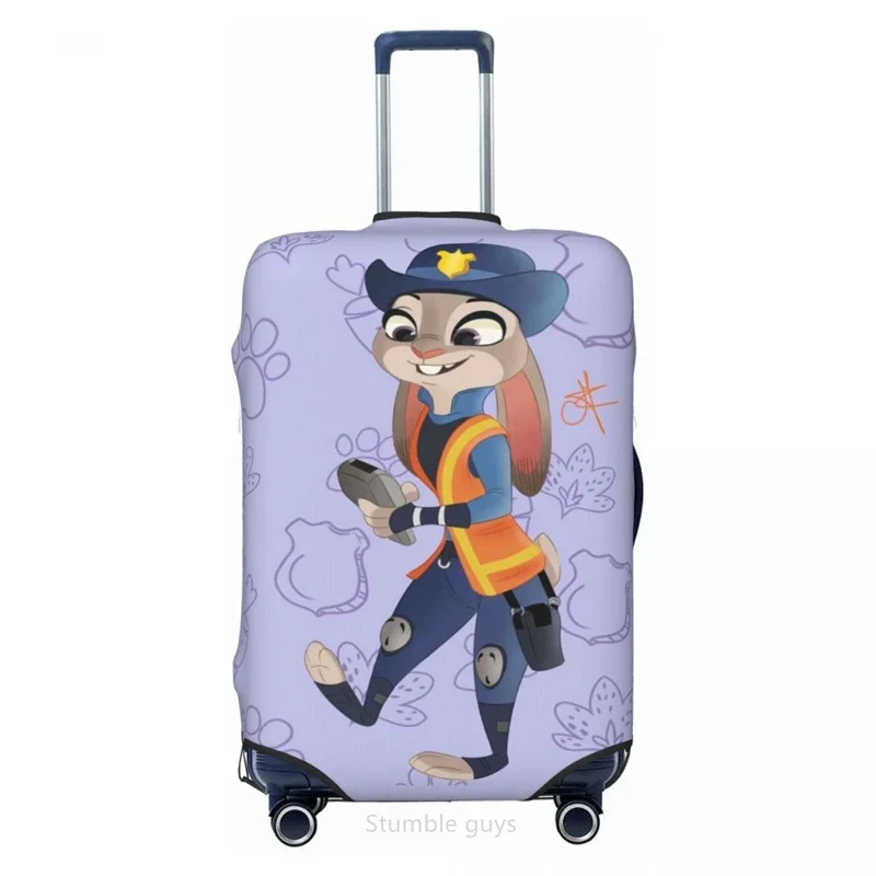 

Прочный чехол для багажа с дизайном Zoo Judy, подходит для чемоданов 18-32 дюймов, из эластичной ткани, пыленепроницаемый, моющийся, защита от царапин