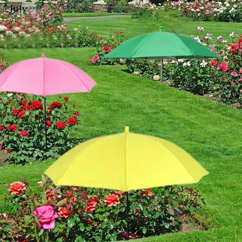 Upgraded Plant Umbrellas For Outdoor Plants, Adjustable Garden Shade Umbrella 26" Larger Plants Shade Cover
