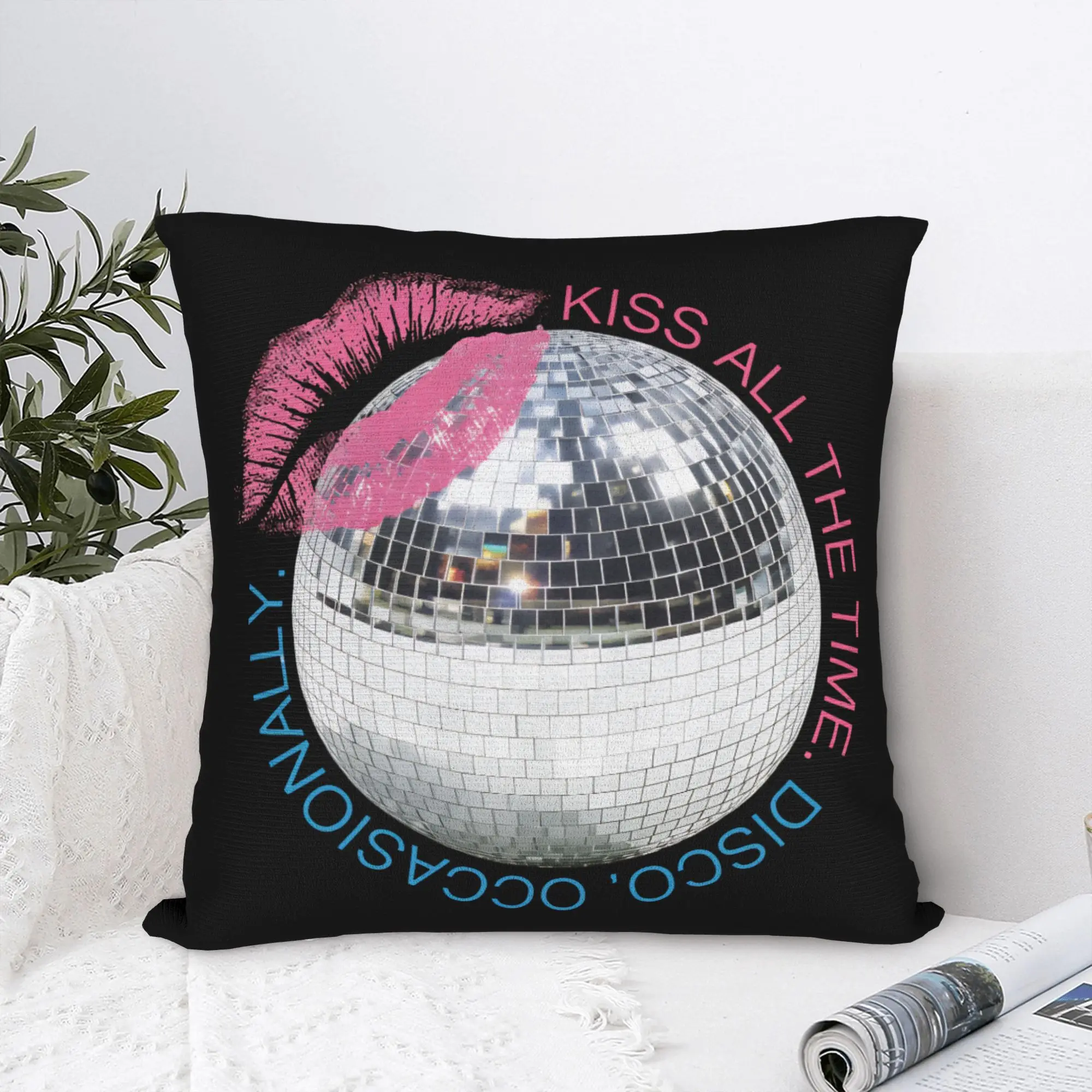 Kiss All the Time Pillowcases Harrys Styles 2026 New Album Funny Pillow Case For Wedding Party Home Decor Square Pillow Cover