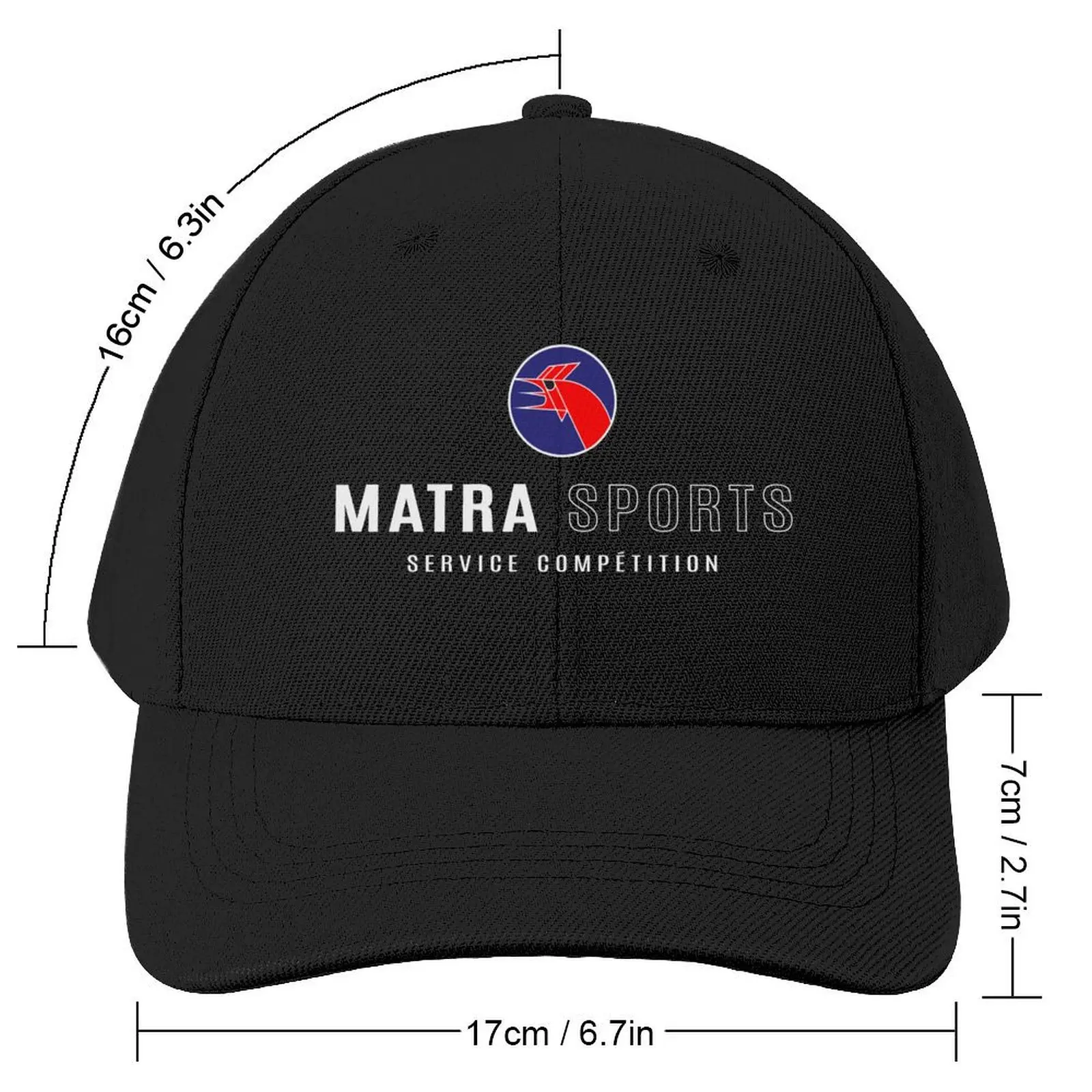 Matra Sports Service Competition logo 1973 - colour print Baseball Cap |-F-| Sun Cap cute Mens Tennis Women's