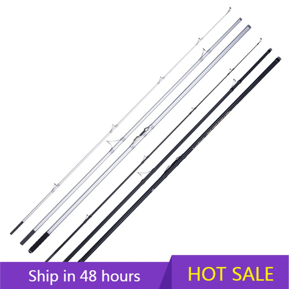 

YTYIN Lurekiller Lure Killer 4.5m High Carbon Surf Casting Rod 46T 3 Section 100-250g Longcast Surf Fishing Beach Rod with EVA H