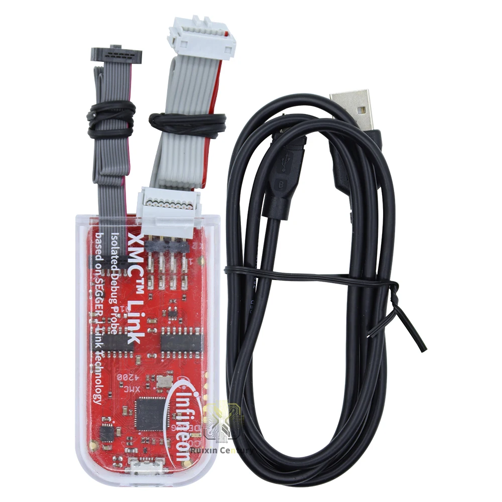FOR XMC KITXMCLINKSEGGERV1TOBO1 J-Link SEGGER Debugger for ARM Cortex-M JTAG SWD USB MCU Programmer