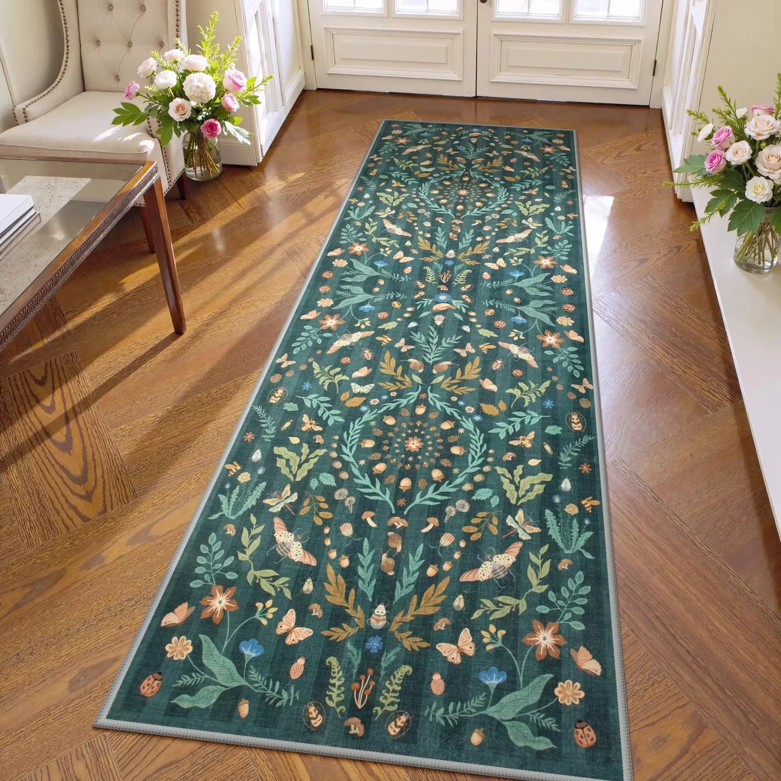 

Vikama Ultra-Fine Sandy Luxury Soft Floor Mat, Suitable For Entrance Doors, Stairs, Bedside Pads And Household Carpets.