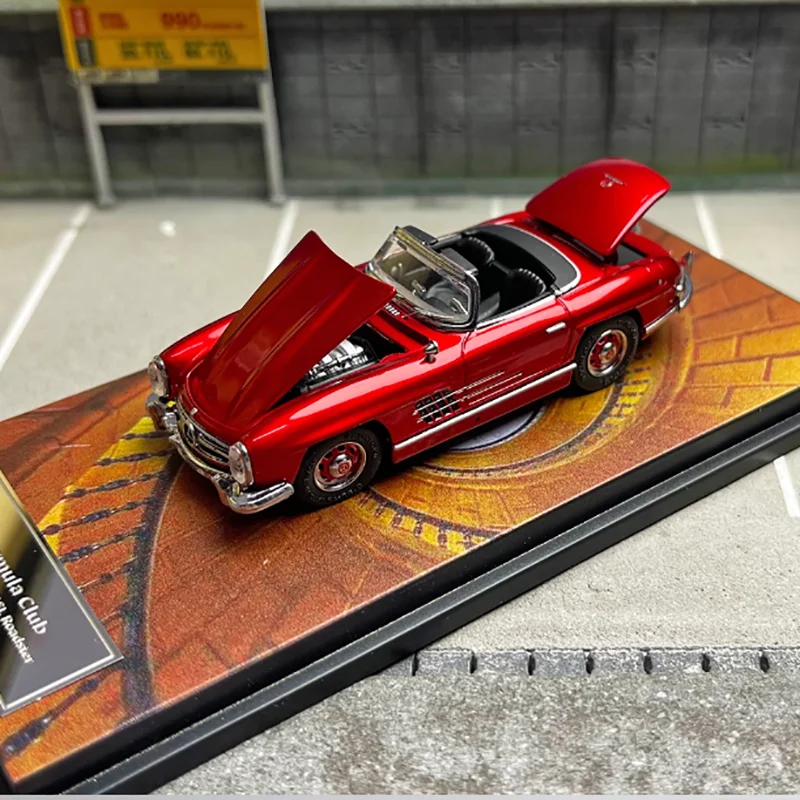 

Diecast Original 1:64 Scale Benz 300sl Classic Car Simulation Alloy Model Toy Collection Static Display Decorative Souvenir