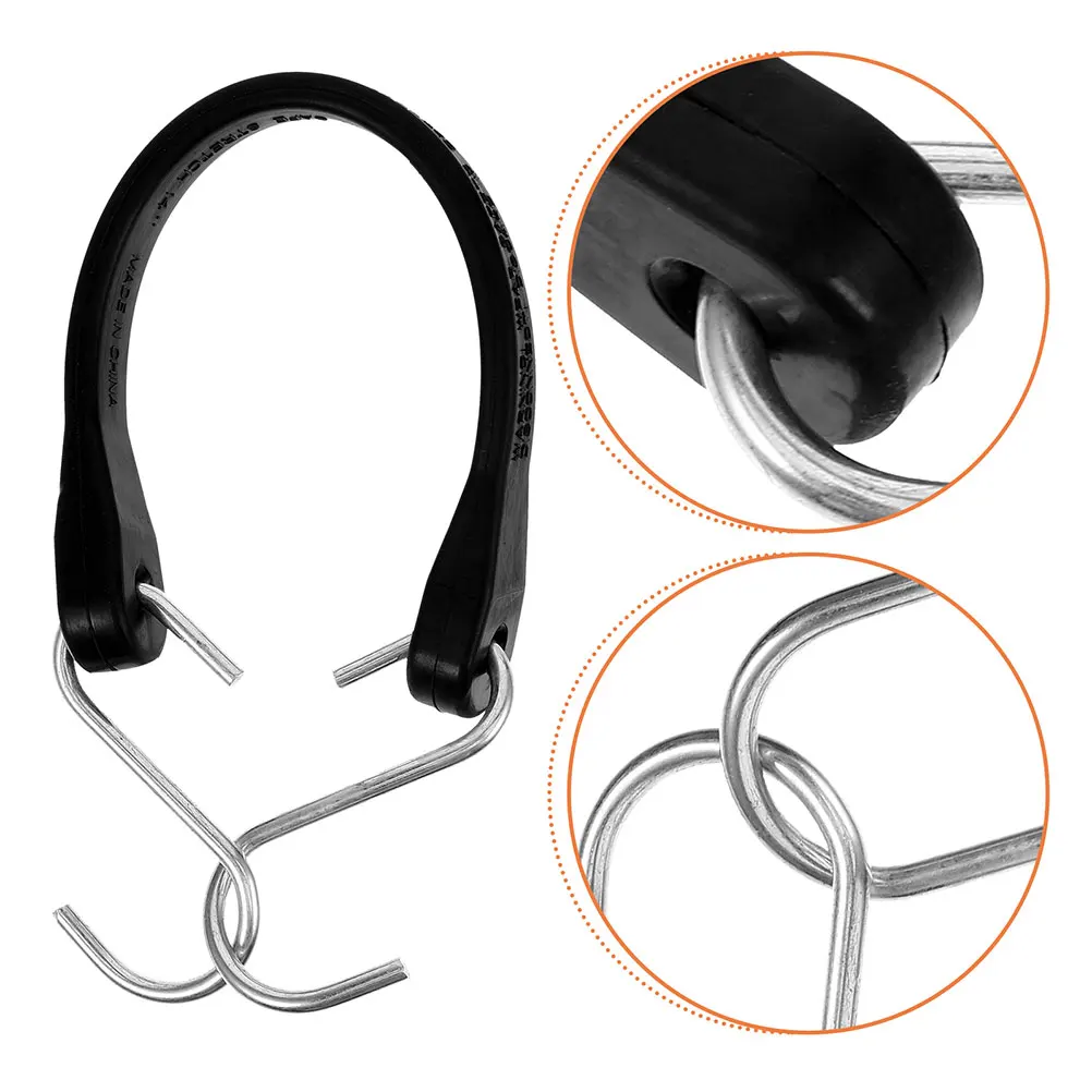 

Truck Bed Bungee Cord Heavy Duty Tarp Strap for Leaf and Yard Accessories Boat Straps