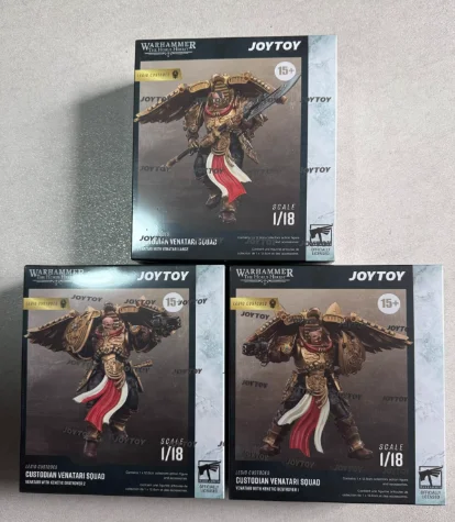 

【SF】JOYTOYS 1/18 Action Figure Warhammer 40K Legio Custodes Custodian Venatari Squad Prime Model Toy Gift