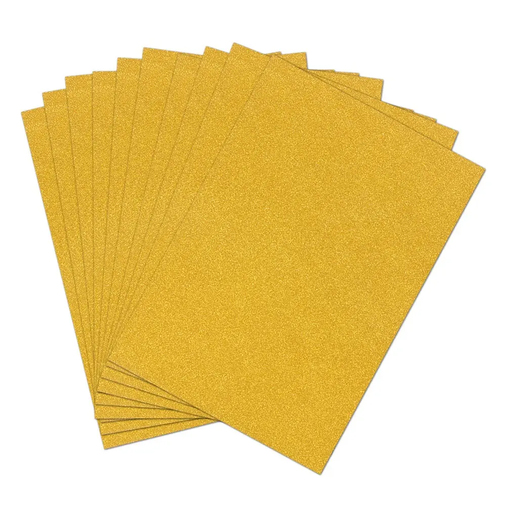 20Pcs Glitter Paper A4 Sheets Colored Sparkling Cardstock Heavyweight DIY Craft Material Christmas Cards Scrapbooking Decoration