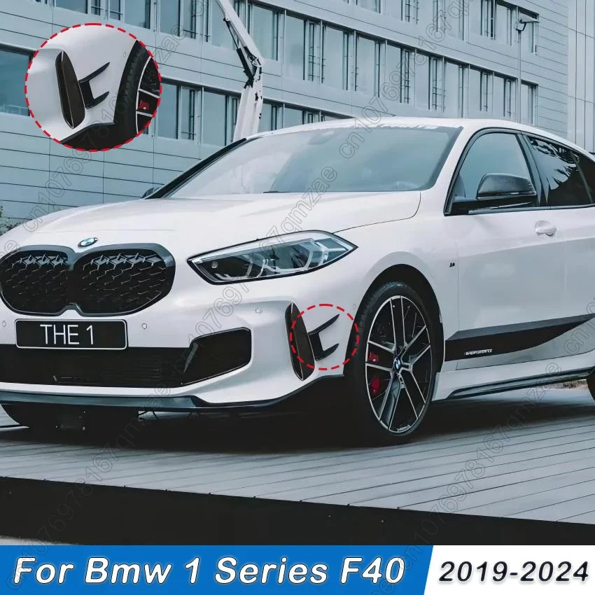 For Bmw 1 Series F40 120i 120d 128ti 118d 118i M135i 2019-2024 M Performance Car Front Bumper Lip Side Spoiler Splitter Trim