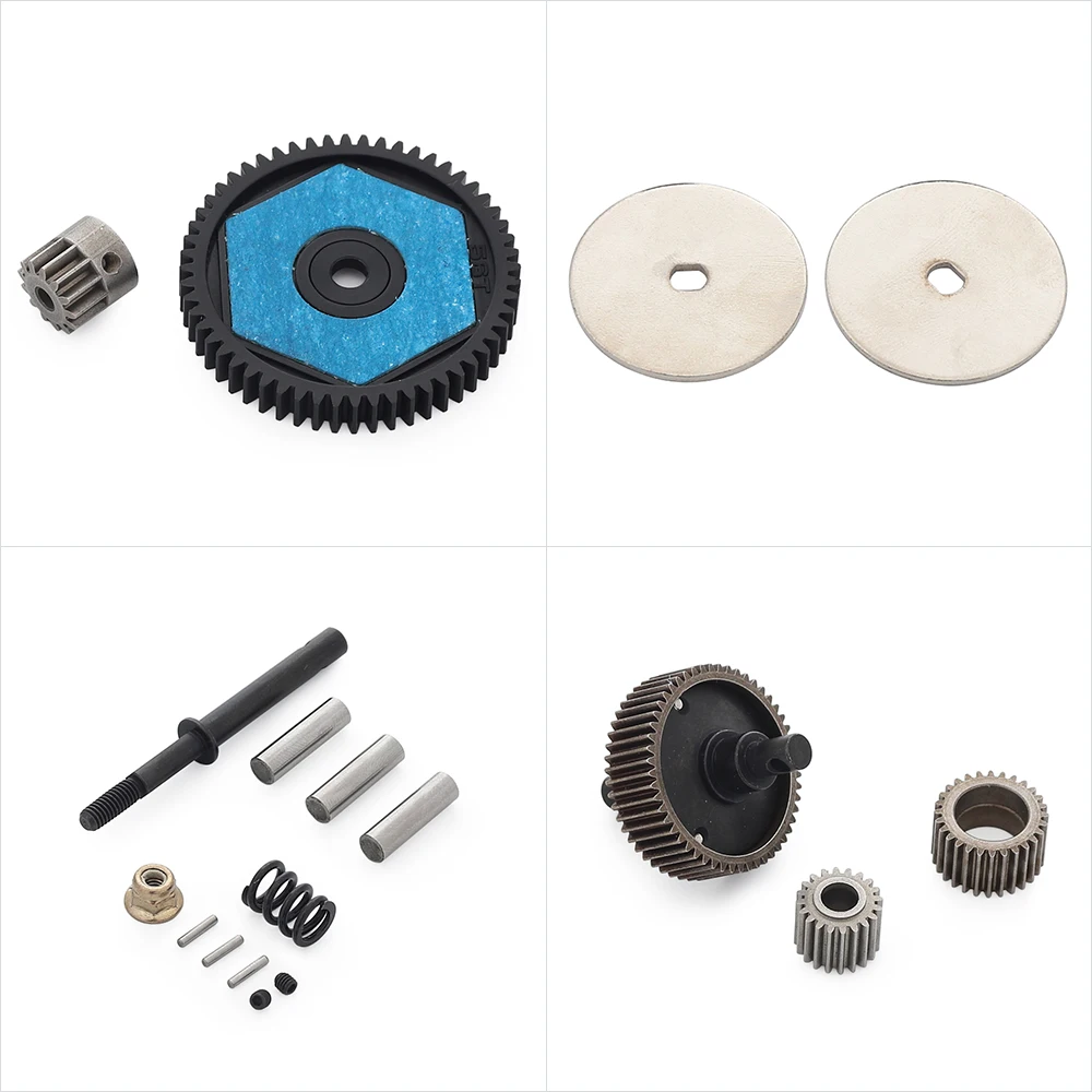 56T Transmission Plastic Spur Gear Set for 1/10 RC Crawler Car Axial SCX10/SCX10 II 90047 90104 Upgrade Parts