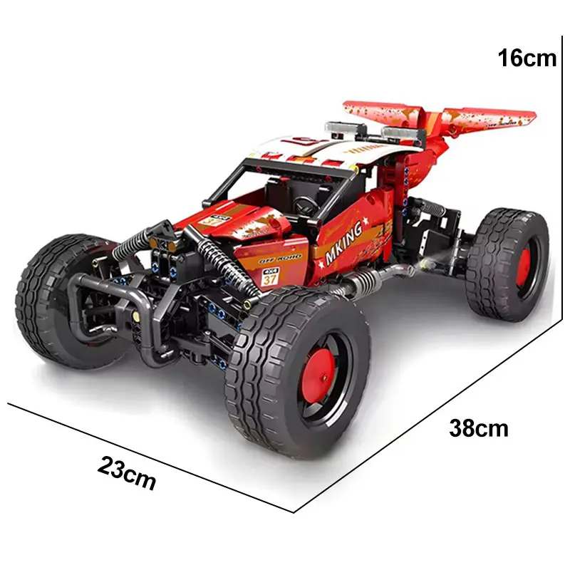 Mal King 18019b Technische Auto Bouwstenen De Gemotoriseerde Orkaan Off-Road Auto Model Diy Speelgoed Kinderen Kerstcadeaus