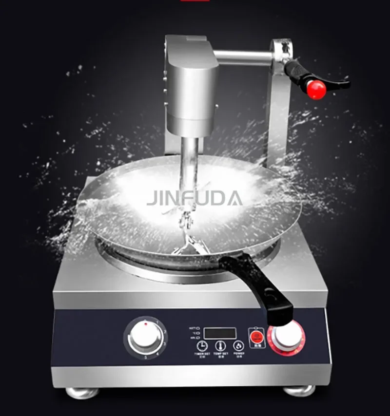 Gas Electric Stainless Steel Automatic Wok Cooking Machine Fry Fried Rice Machine Intelligent Cooking Robot Cooker