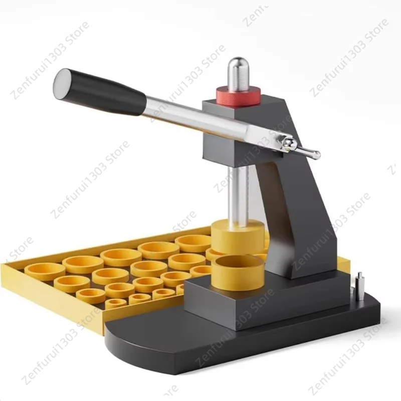 Manual Watch Back Cover Tool Setting GY0188 Professional Watch Case Press Machine for Repair Maintenance