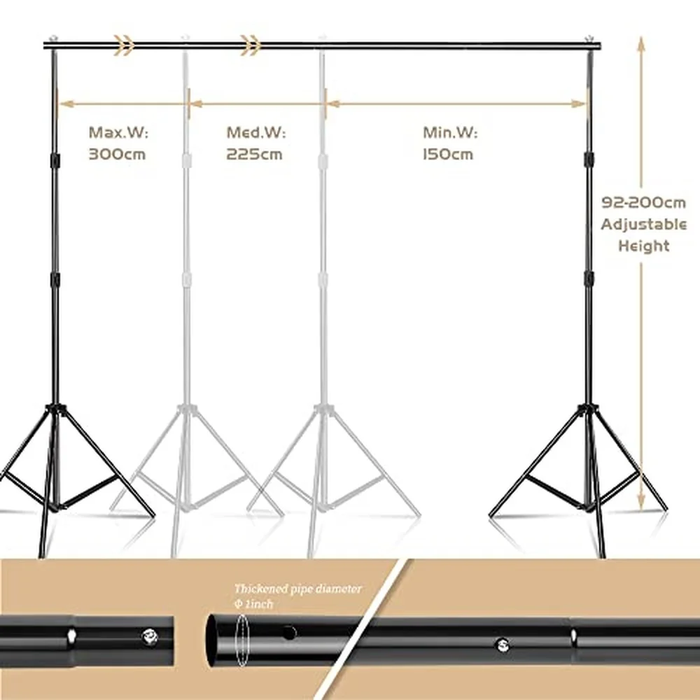 Photography Lighting Kit Softbox Lighting Kit with Photo Backdrop for Product Photography Portrait photography Video