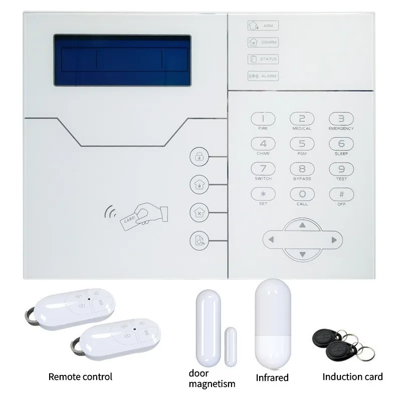 Wireless Anti-Theft Alarm Host Dual Network Home Store Remote Intelligent Security System