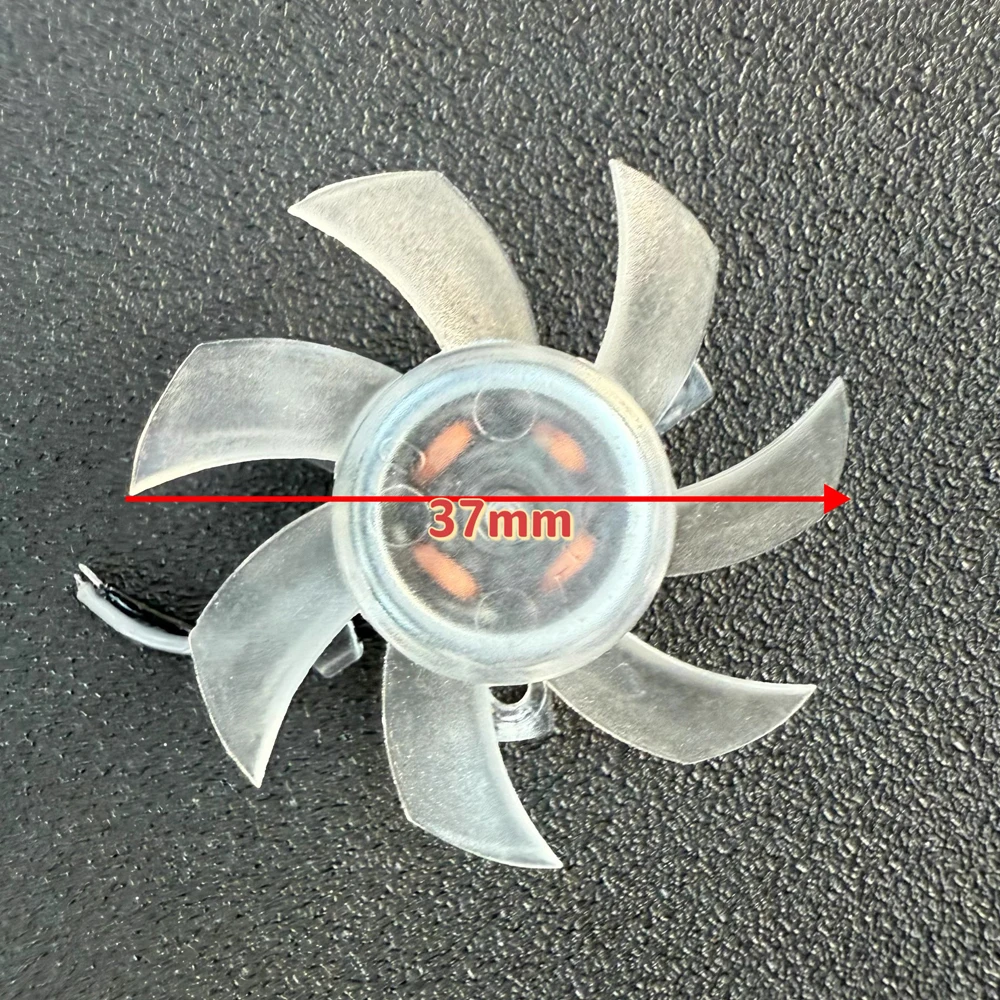 DIY electronic 3505 luminous color changing fan 5V  37mm